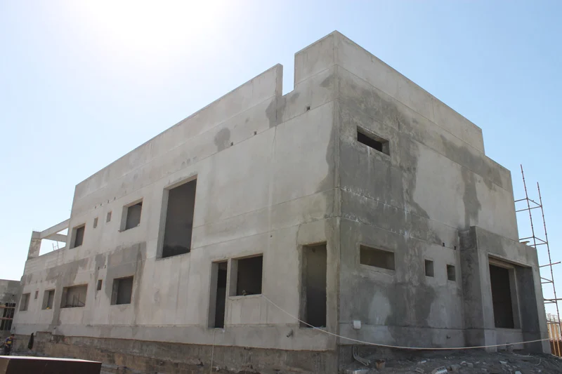 Proposed Villa Ground Floor + First Floor Villa+ Service Block+Majlis Block +Boundary Wall